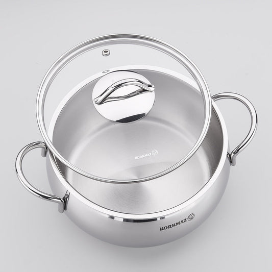Korkmaz A1076 Tombik Casserole 26x12 cm / 7.1 l.