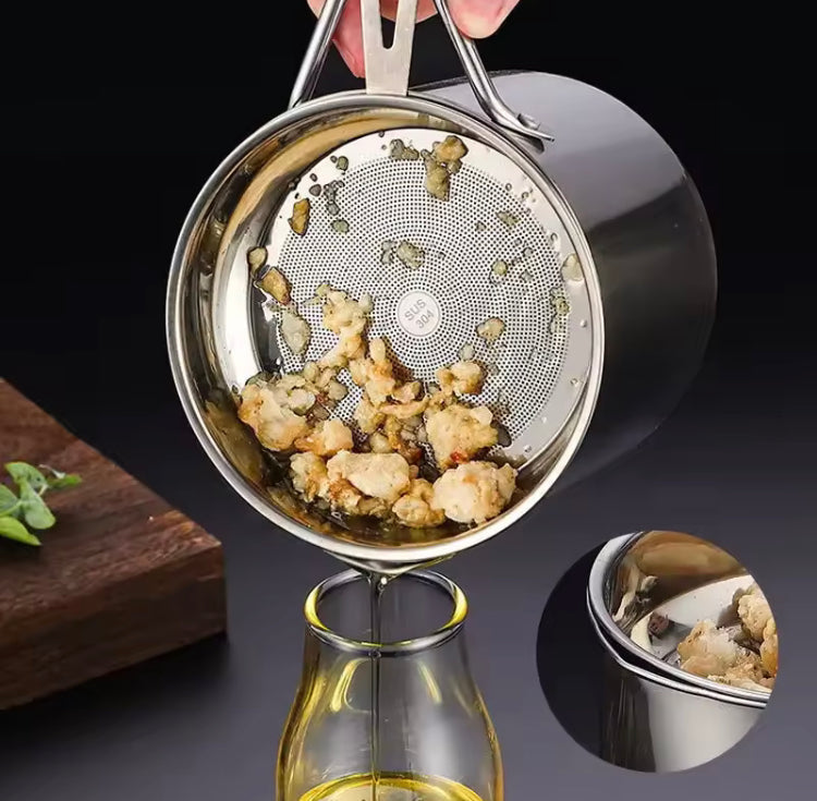 1.3 Litre Stainless Steel Oil Filter Pot