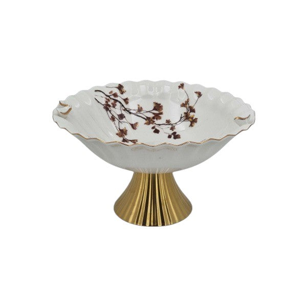 Angela 12" Ceramic Fruit Bowl - BRD333