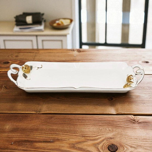 Angela 16" Ceramic Tray - BRD383