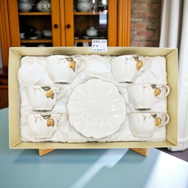 Angela Ceramic Cup Saucer Set -  BRD392