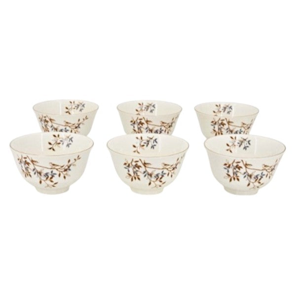 Angela 4.50" Ceramic Bowl Set of 6 - BRD412
