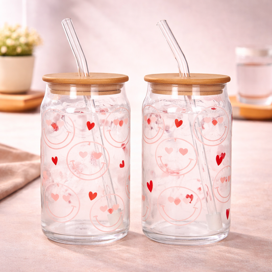 Danny Home Cola Drinking Glass Cup 2pcs 500ml