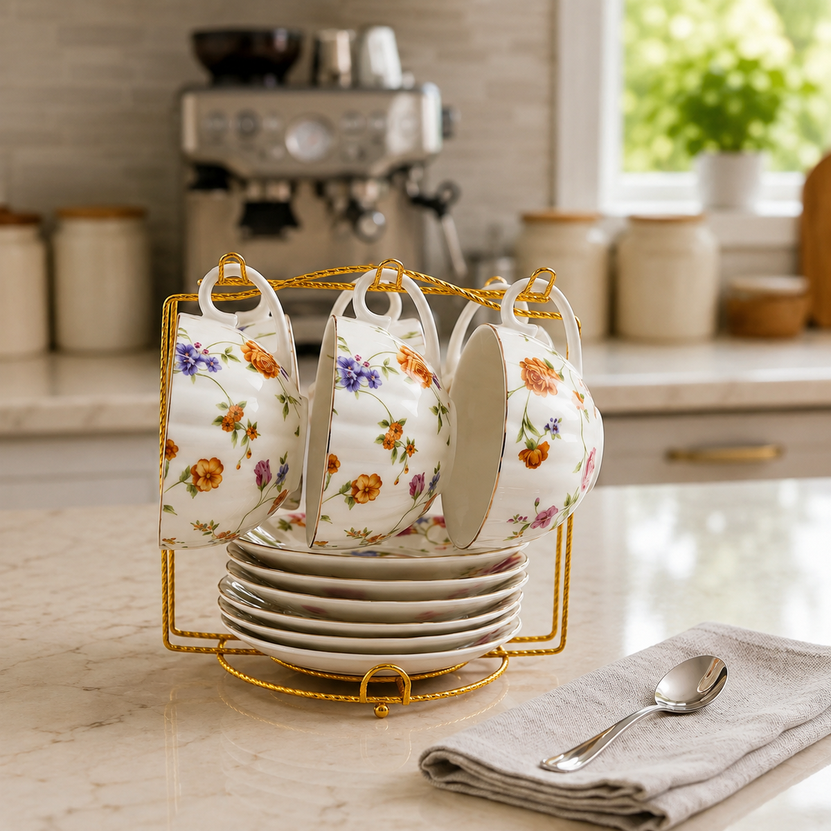 Ceramic Cup And Saucer