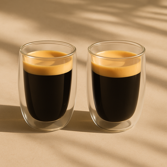 Danny Home Double Walled Espresso Glasses 80ml - 2Pcs Set