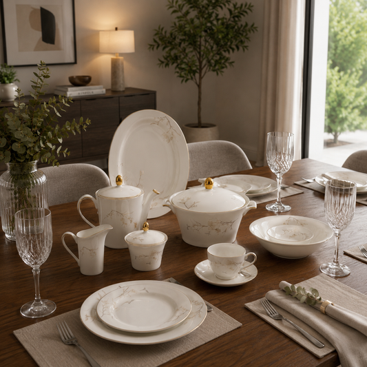 Piece Premium Super Bone China Dinner Set