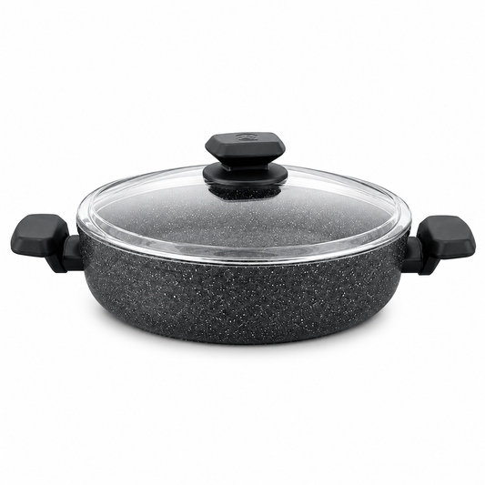 Korkmaz Ornella Alu. Low Casserole 26x7 cm