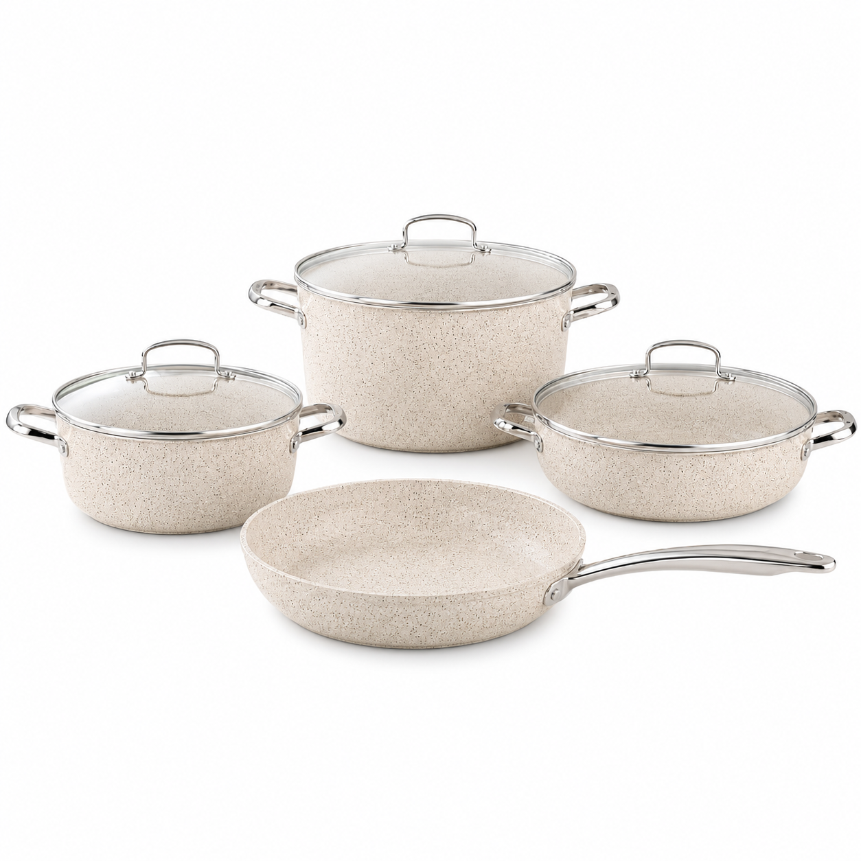 Korkmaz Granita Alu 7 Pcs Cookware Set