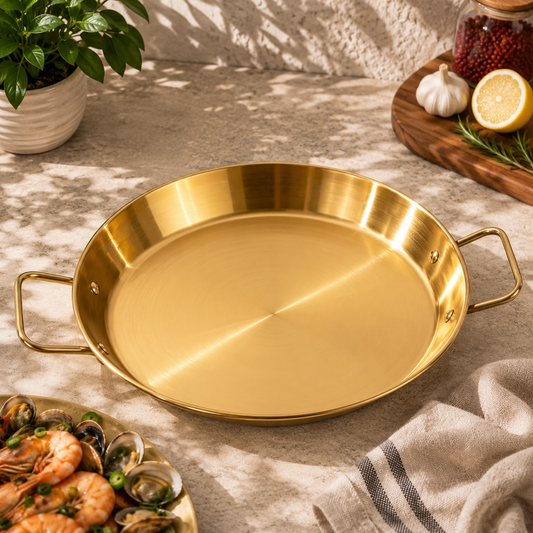 SeaFood Plate Gold – 28cm