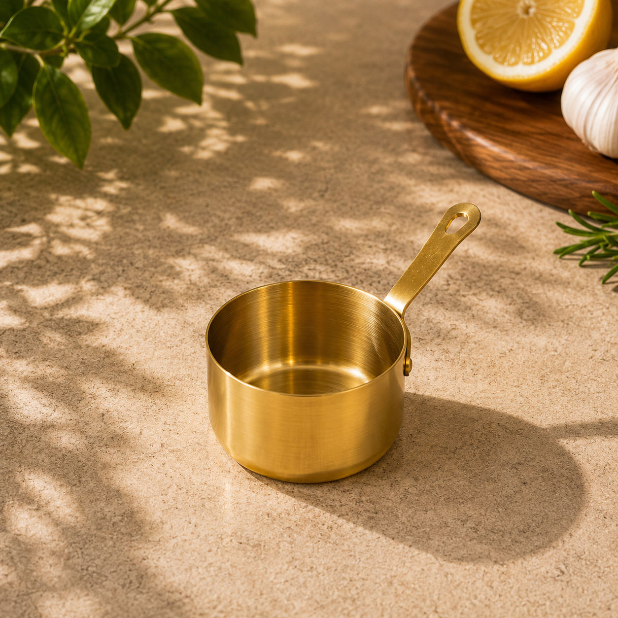 Mini SS Saucepan – 80ml Gold