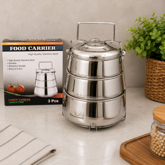 Premium Stainless Steel Lunch Box Carrier