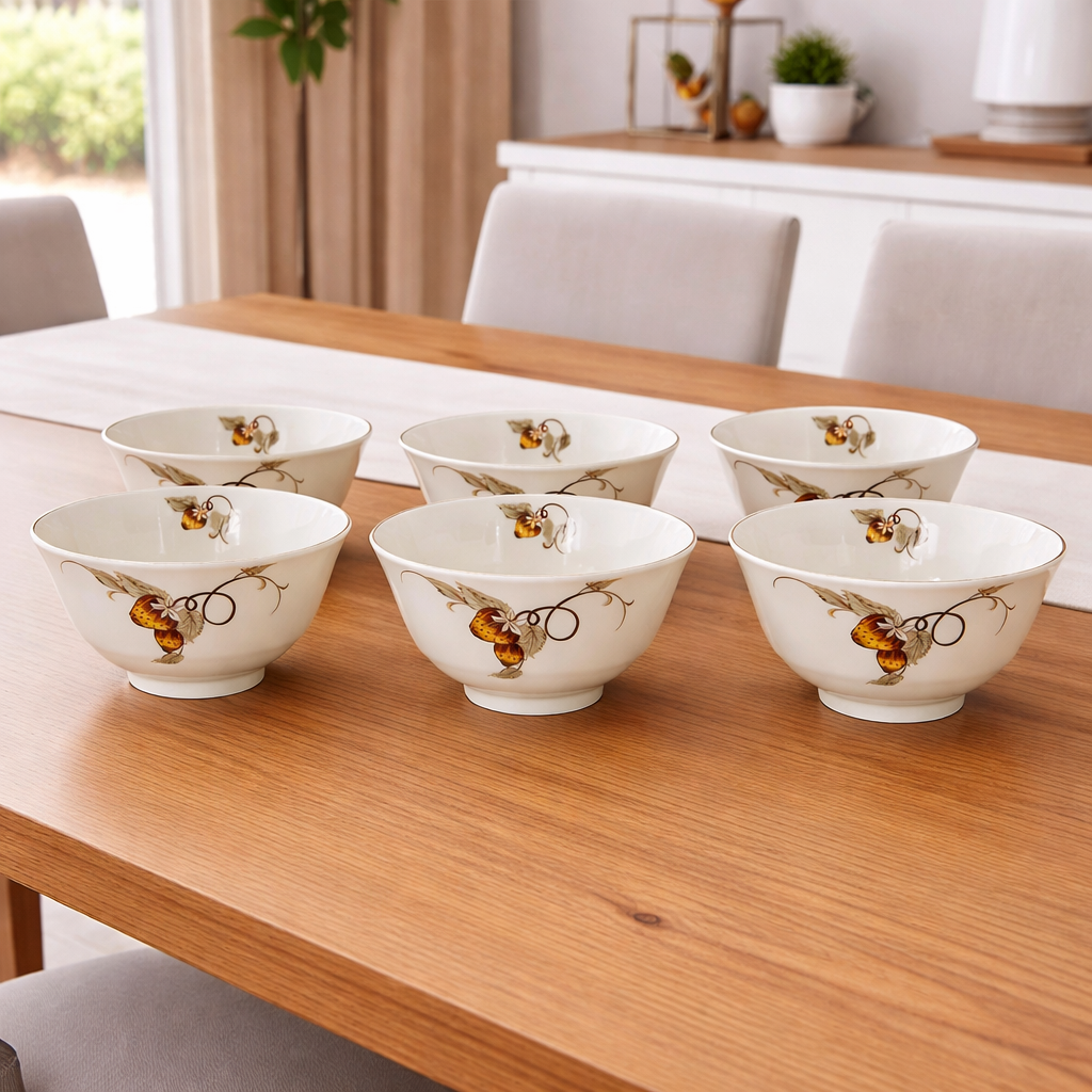 Angela 4.50" Ceramic Bowl Set of 6 - BRD413
