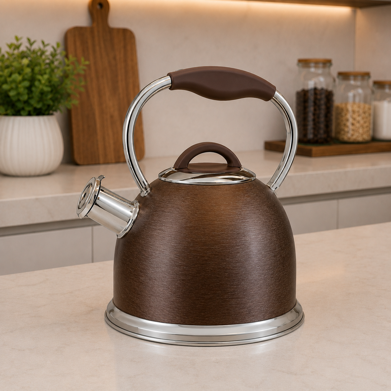 Stainless Steel Whistling Kettle – 3.0L