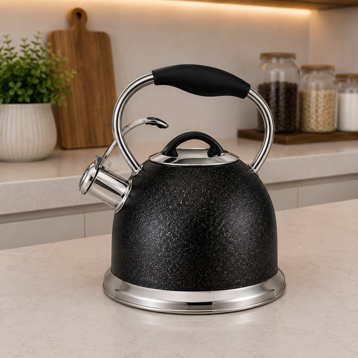 Stainless Steel Whistling Kettle – 3.0L