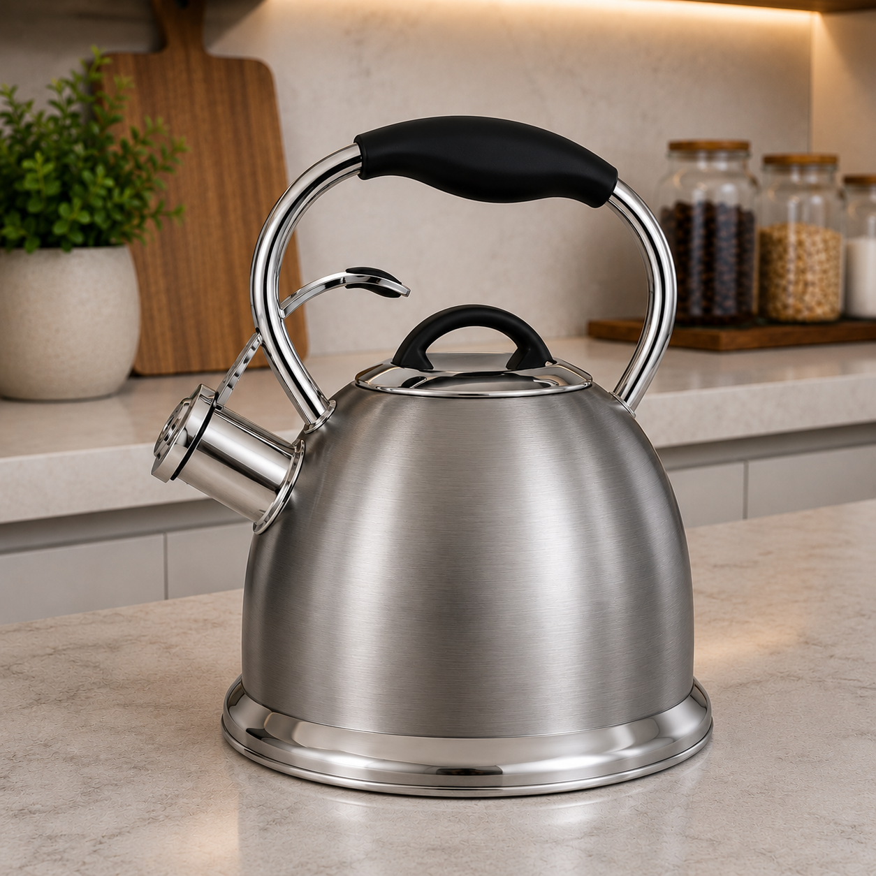 Stainless Steel Whistling Kettle – 3.0L