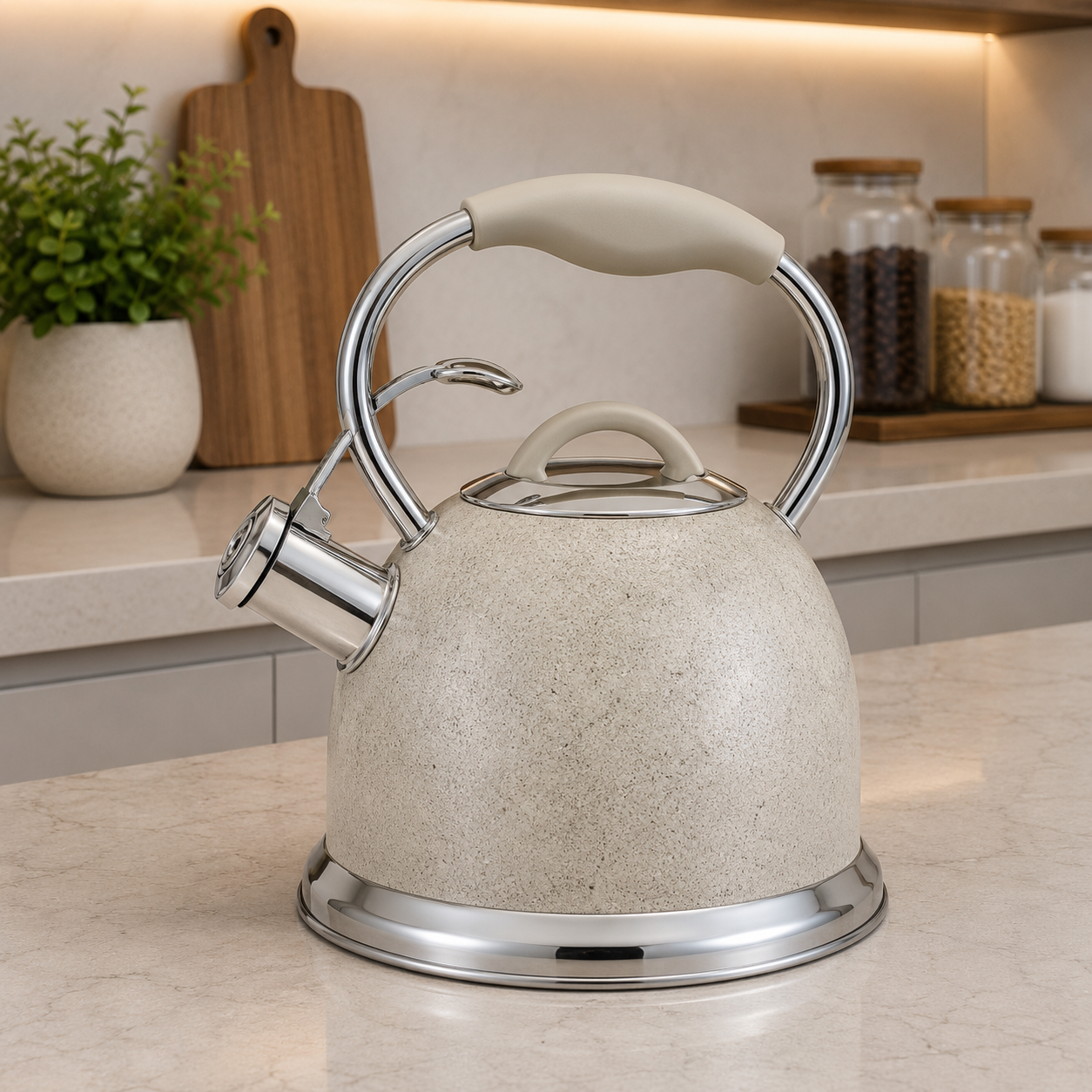 Stainless Steel Whistling Kettle – 3.0L