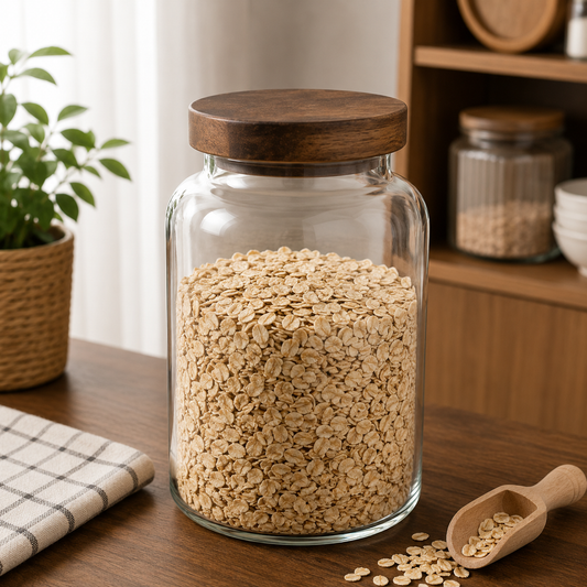 Glass Jar Burney Clear