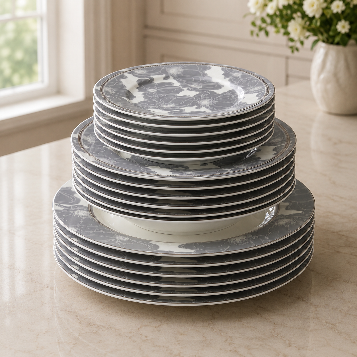 Elegant Super Bone Dinner Set