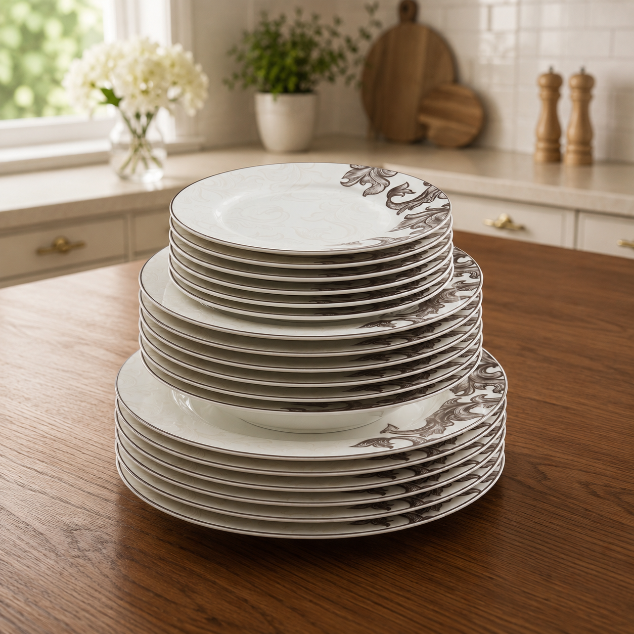 Elegant Super Bone Dinner Set