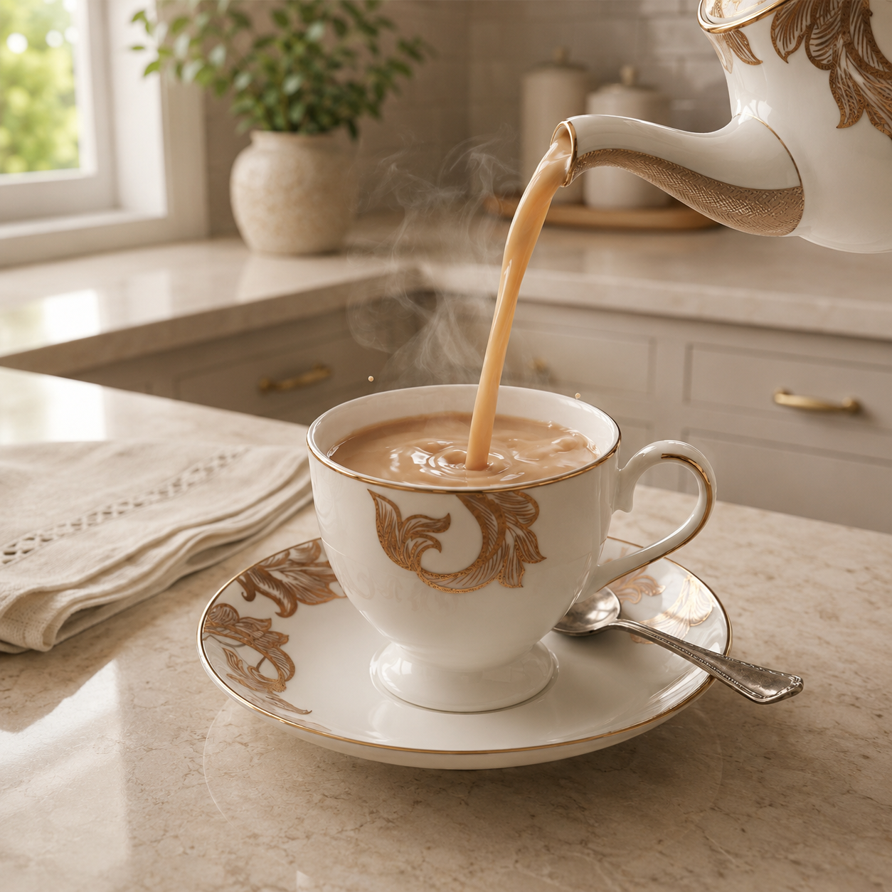 Elegant Super Bone Dinner Set