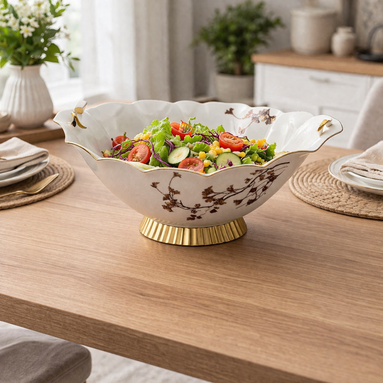 Angela 13" Serving Bowl - BRD338