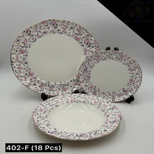 Royal Albart 18 Pcs Dinner Set | Premium Ceramic Tableware for Elegant Dining