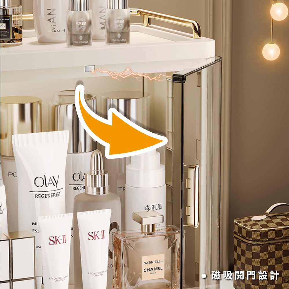 Double-Door Pretty Cosmetics Organizer