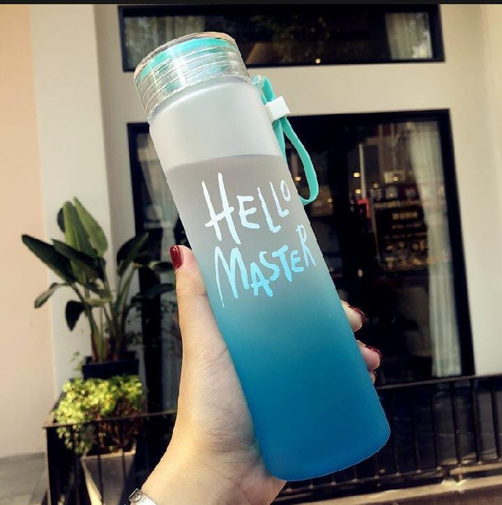 500ml Portable Glass Water Bottle