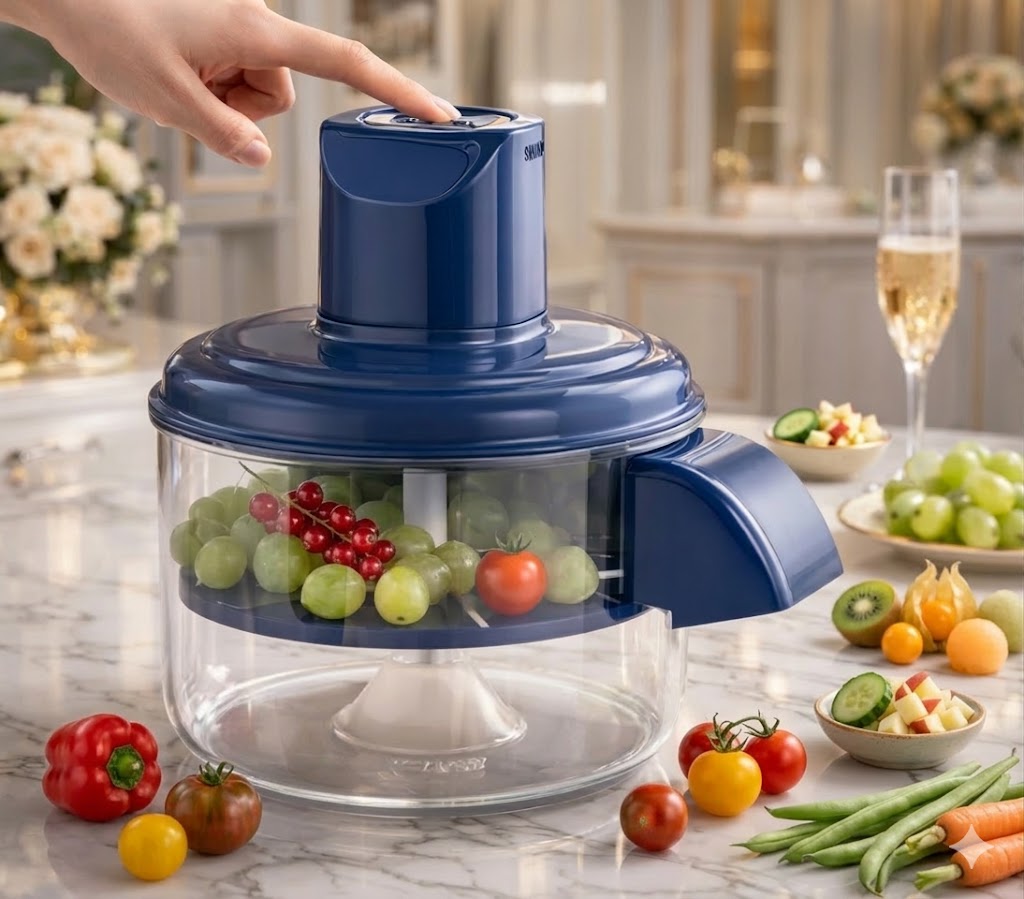 Multipurpose Automatic Rechargeable Fruit & Vegetable Peeler Machine, Smart Kitchen Tool for Home, Shop & Restaurant