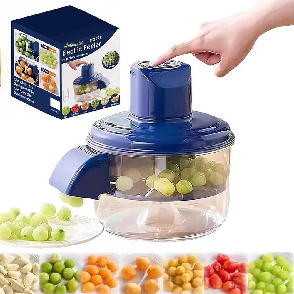 Multipurpose Automatic Rechargeable Fruit & Vegetable Peeler Machine, Smart Kitchen Tool for Home, Shop & Restaurant