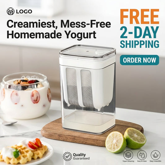 1100ml Yogurt Filter with Ultra-Fine Mesh Strainer – Greek Yogurt Maker & Nut Milk Kit ( FREE SHIPPING )