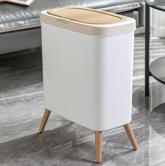 Household Trash Can for Kitchen, Bathroom, Living room, Office and Bedroom with Lid