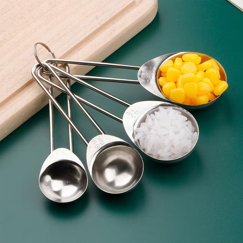 Set of Stainless Steel Measuring Spoons