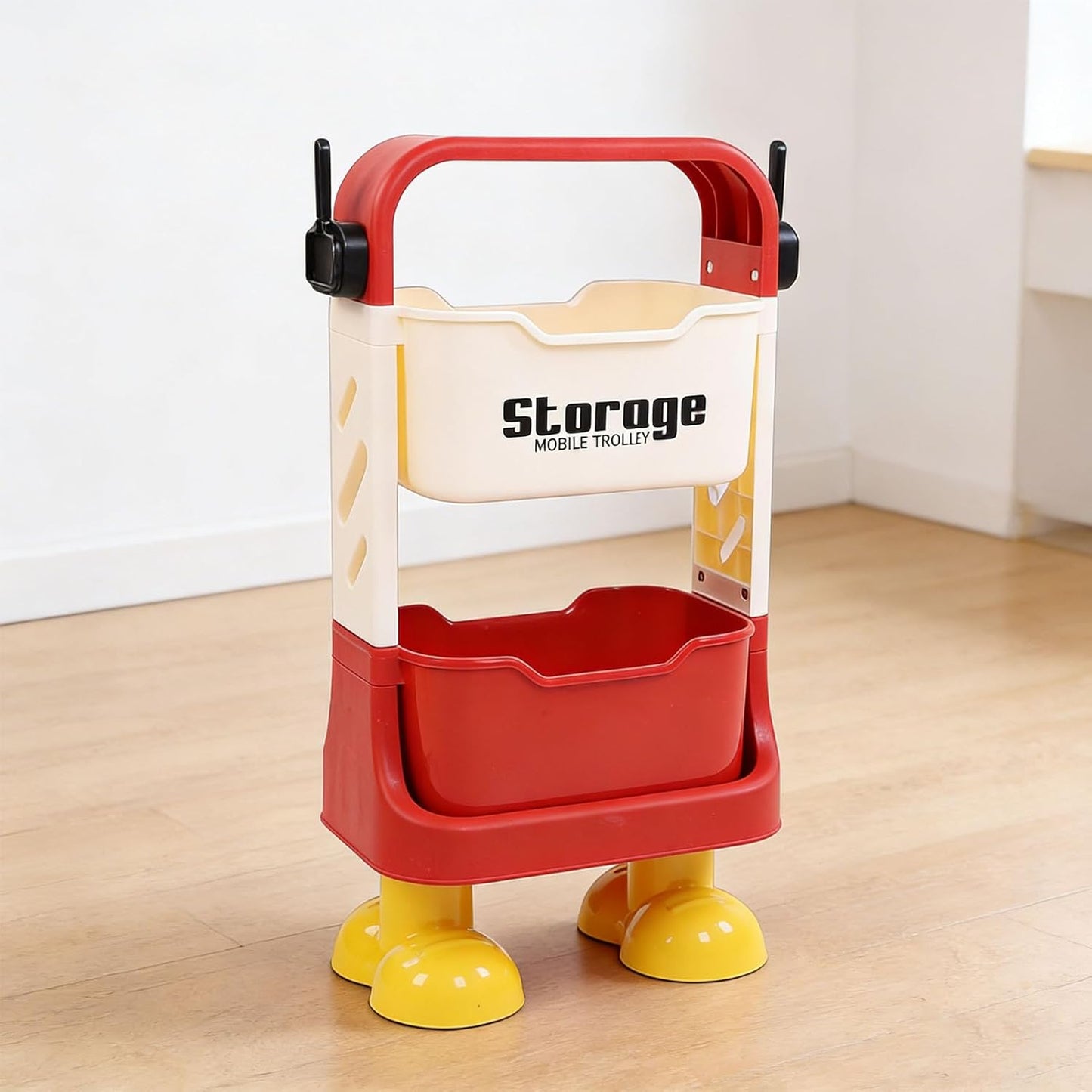 Multi-Purpose 2 & 3 Tier Large Storage Heavy Duty Storage Organizer Cart for Kitchen Bathroom Bedroom Office