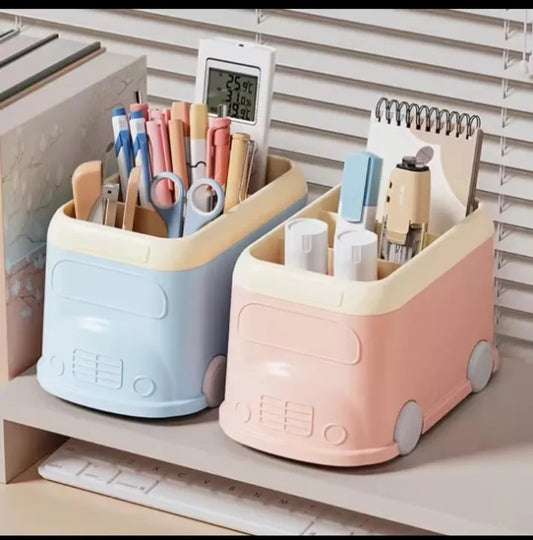 Bus Shape Pen Organizer