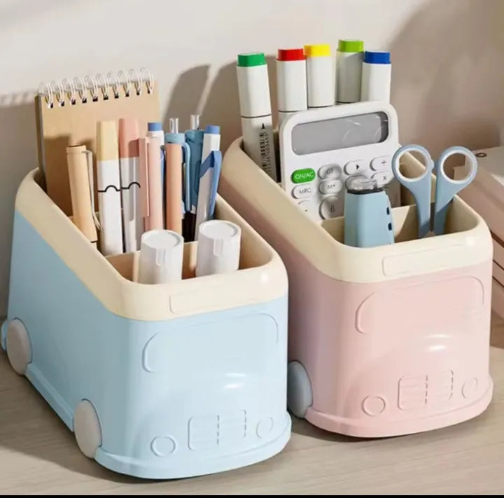 Bus Shape Pen Organizer