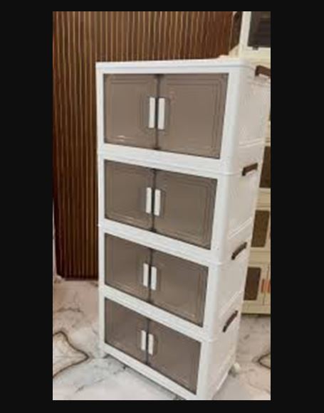 Stackable Storage Cupboard - 3/4/5 Layers with Wheels