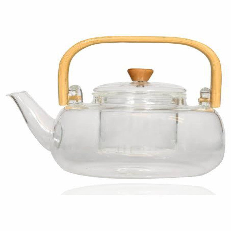 Heat-Proof Glass Kettle – Durable Borosilicate Tea & Water Kettle | Adornia.pk