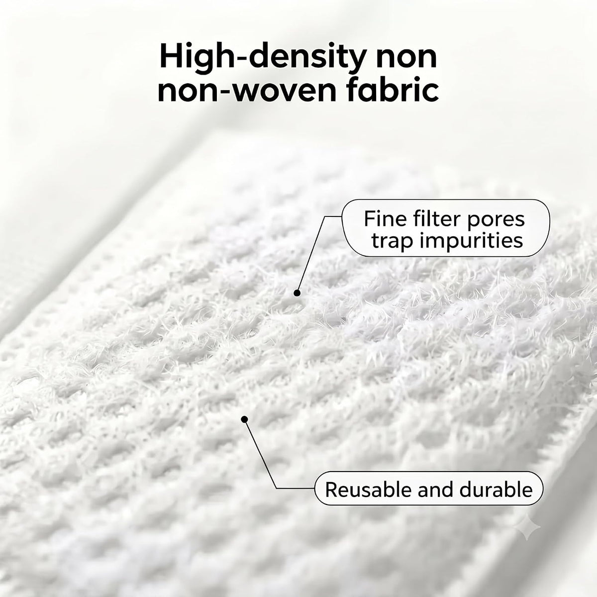 Pack of 10 - Universal Tap Water Filter for Kitchen & Bathroom, Reusable Cotton Filters Removes Dirt, Rust, Sand & Sediment, Multi-Purpose Faucet Filter Bag