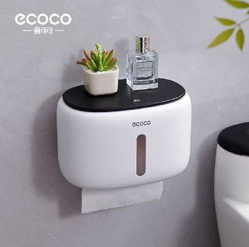 Ecoco Nordic-Style Floating Tissue Box & Succulent Shelf