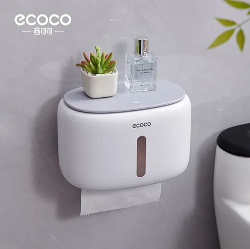 Ecoco Nordic-Style Floating Tissue Box & Succulent Shelf