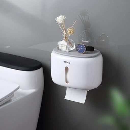 Ecoco Nordic-Style Floating Tissue Box & Succulent Shelf