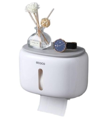 Ecoco Nordic-Style Floating Tissue Box & Succulent Shelf