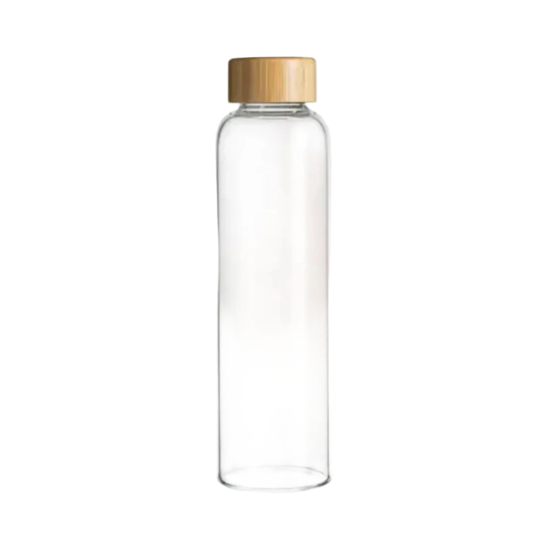 Cylindrical Shape Glass Bottle