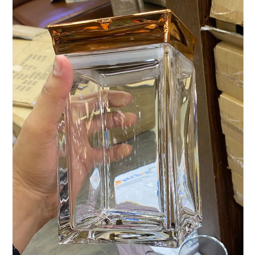 Acrylic Airtight Jar - Set of 3
