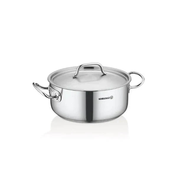 Korkmaz A2738 Proline Gastro Low Casserole 20x9 (Satin)