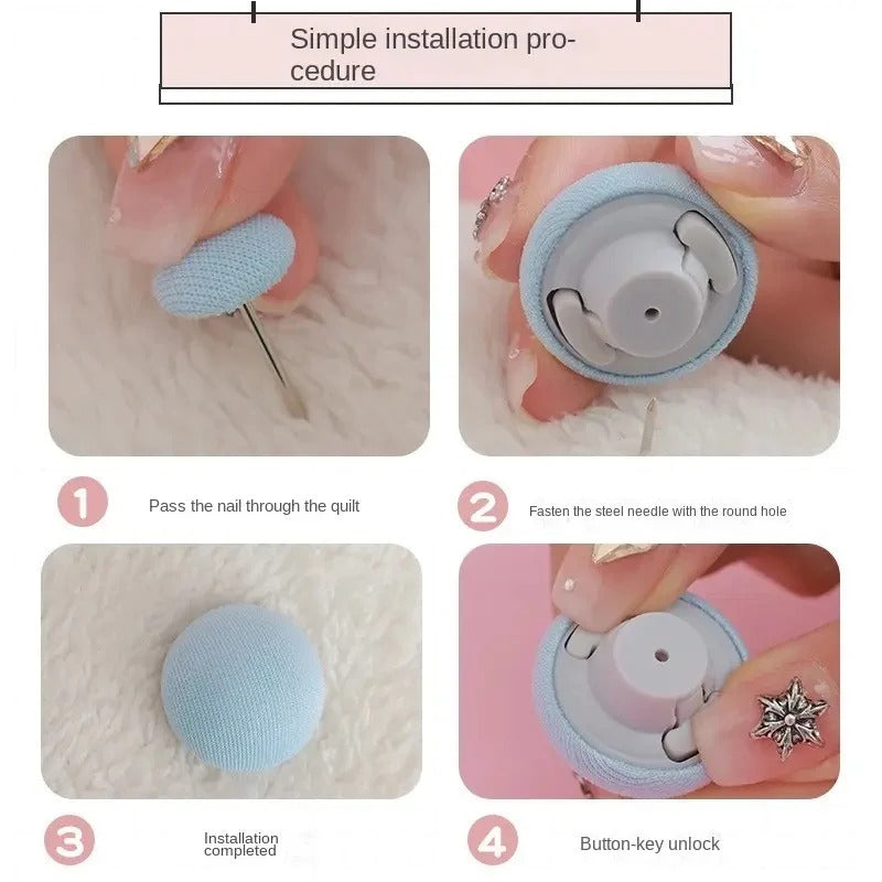 Mushroom Bed Quilt Clip (Low Stock Alert)