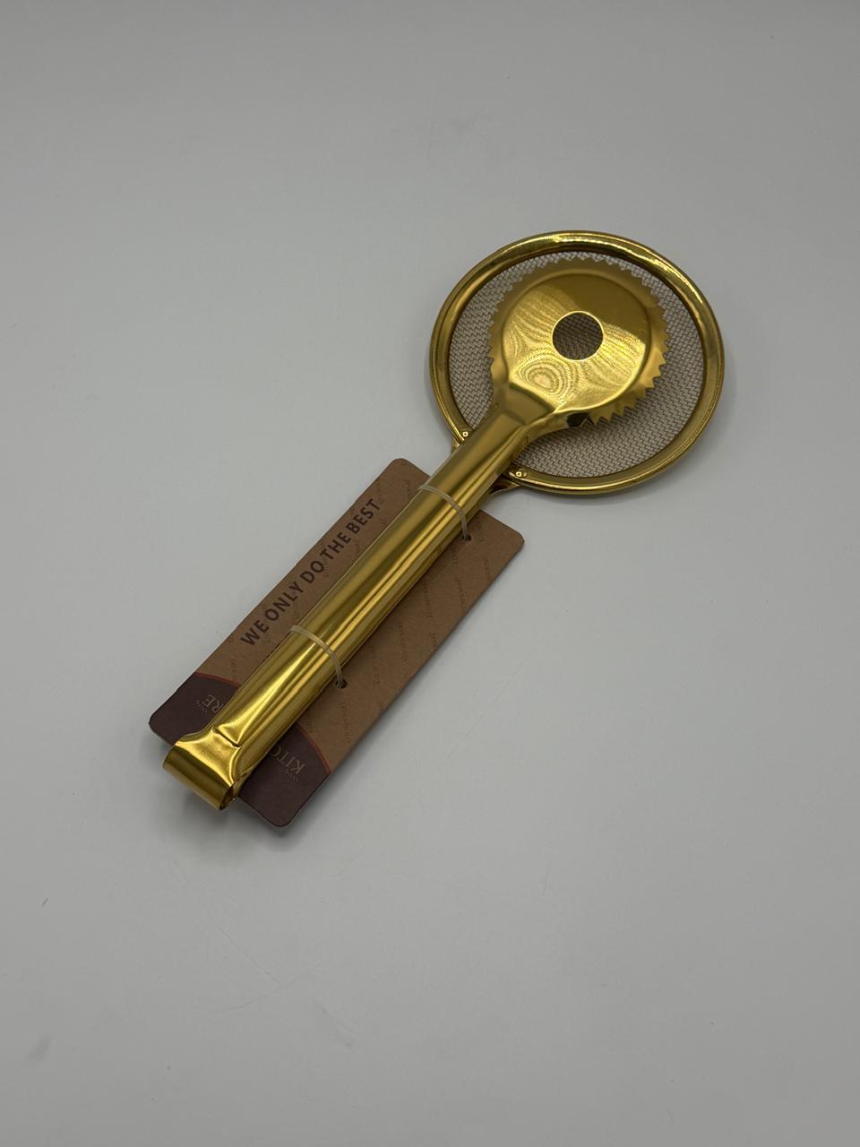 Premium Brass Slotted Frying Stainer| Kitchen Utensil