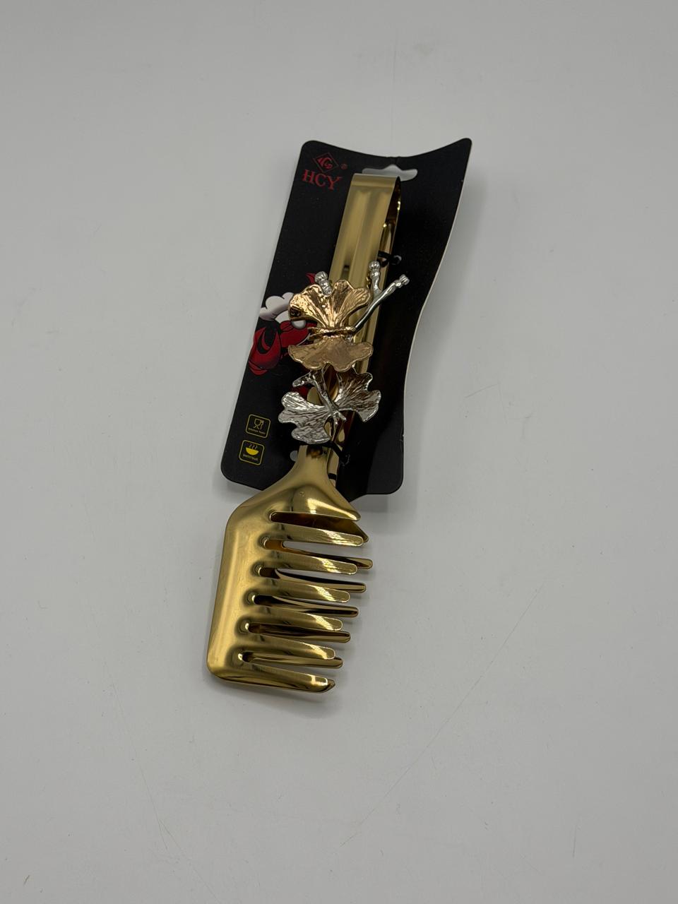 Premium Serving Tong | Deep Fry Slotted Spoon with Decorative Handle