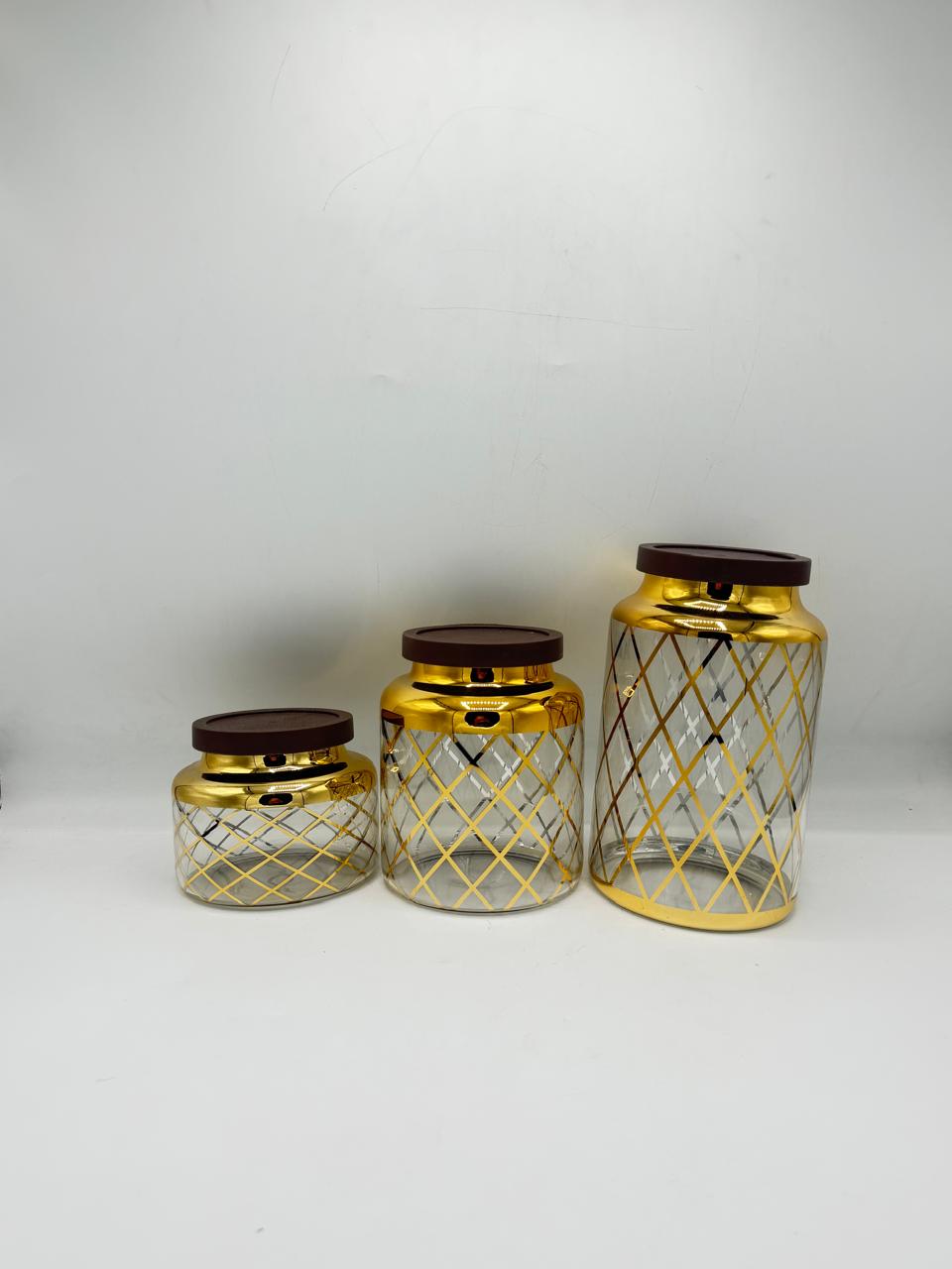 Borosilicate Glass Storage Jar Set 17-21